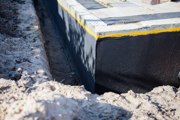 Residential Exterior Waterproofing installation at a Menominee, MI home by SJ Waterproofing Pros